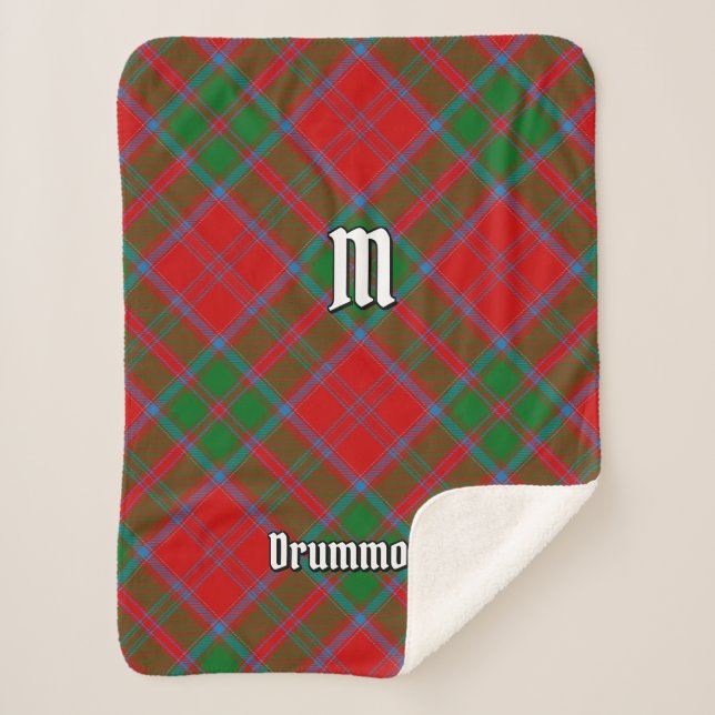 Couverture Sherpa Clan Drummond Tartan (Devant)