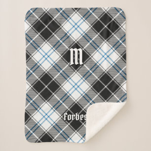 Couverture Sherpa Clan Forbes robe Tartan
