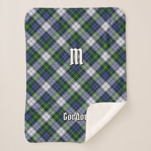 Couverture Sherpa Clan Gordon à motif tartan de ro