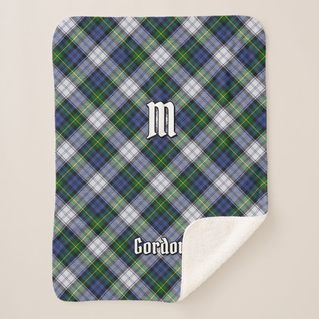 Couverture Sherpa Clan Gordon à motif tartan de ro (Devant)