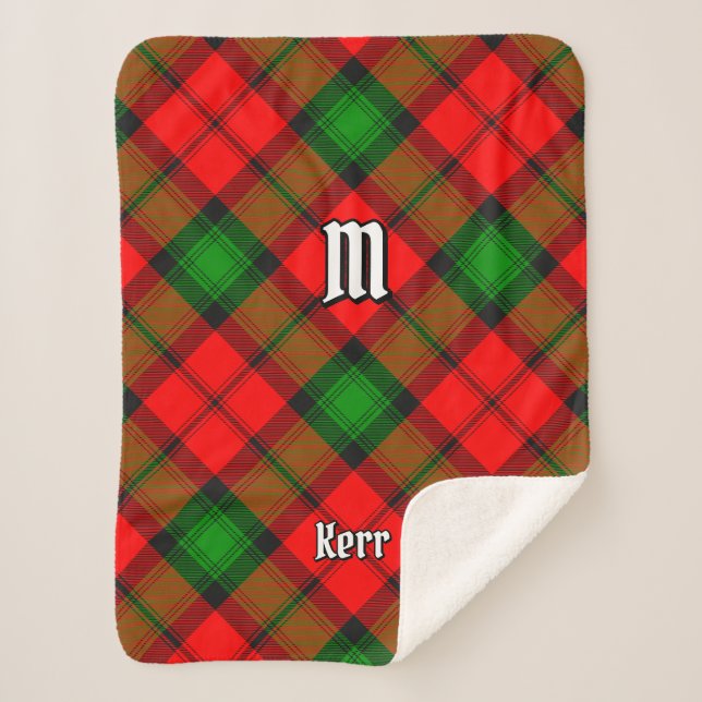 Couverture Sherpa Clan Kerr Tartan (Devant)