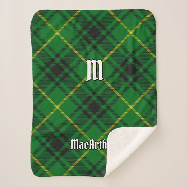 Couverture Sherpa Clan MacArthur Tartan (Devant)