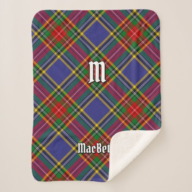 Couverture Sherpa Clan MacBeth Tartan Sherpa Blanket (Devant)