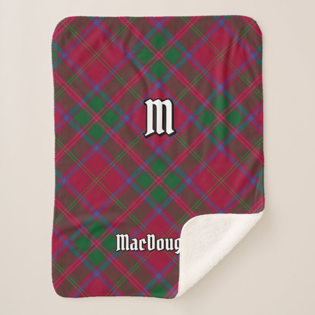 Couverture Sherpa Clan MacDougall Tartan (Devant)