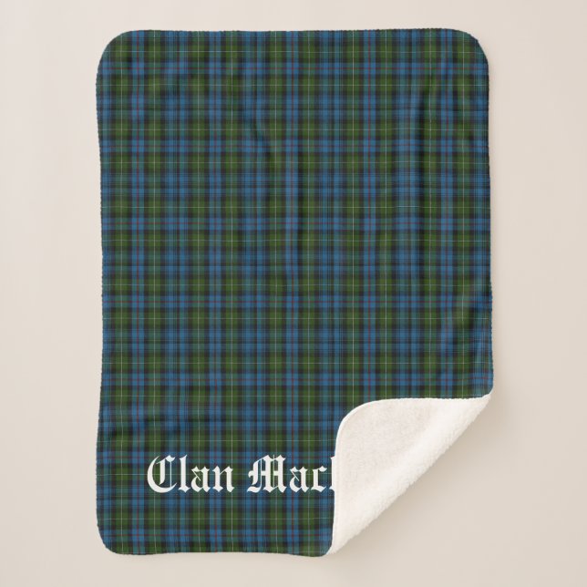 Couverture Sherpa Clan Mackenzie Tartan (Devant)