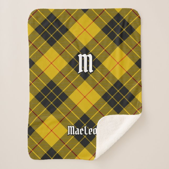 Couverture Sherpa Clan Macleod de Lewis Tartan (Devant)