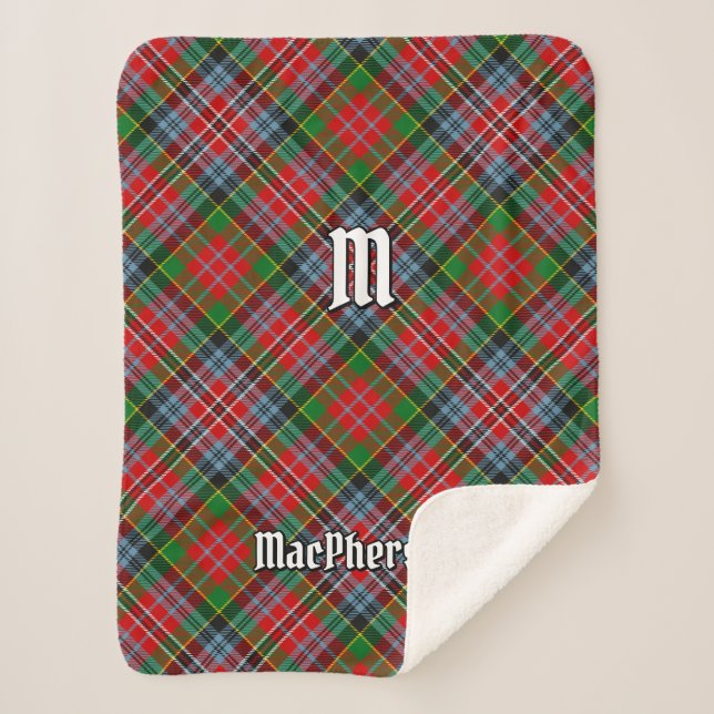Couverture Sherpa Clan MacPherson Tartan Sherpa Blanket (Devant)