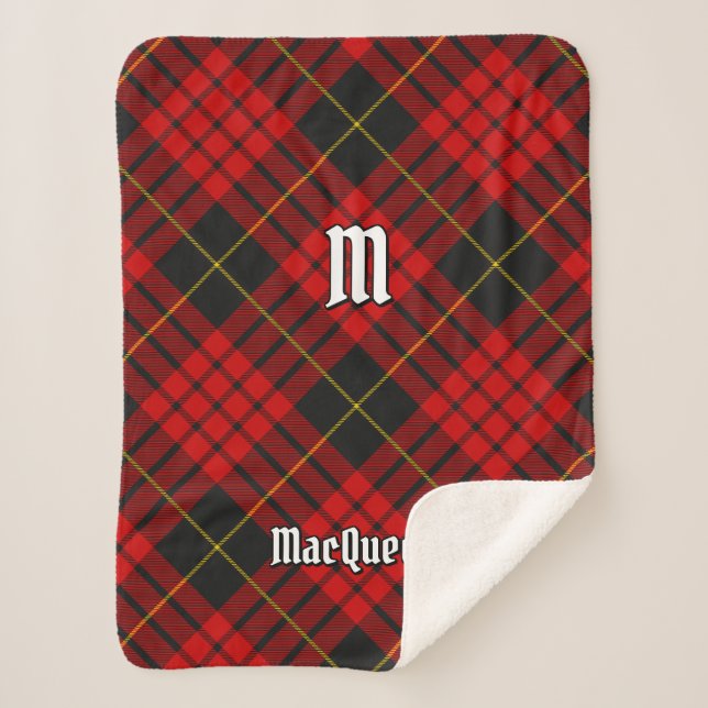 Couverture Sherpa Clan MacQueen Tartan (Devant)