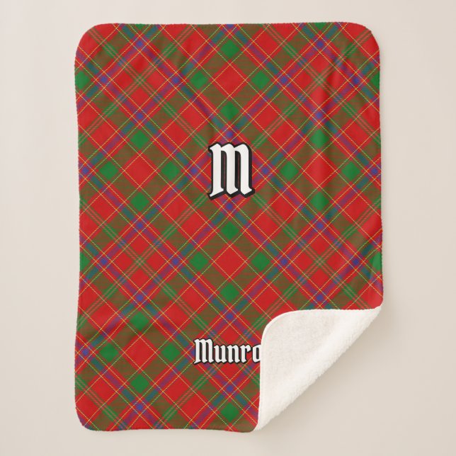 Couverture Sherpa Clan Munro Tartan (Devant)