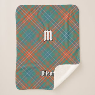 Couverture Sherpa Clan Wilson Ancienne Tartan