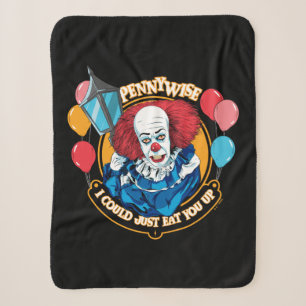 Couverture Sherpa Classic Pennywise - Je Pourrais Juste Vous Manger