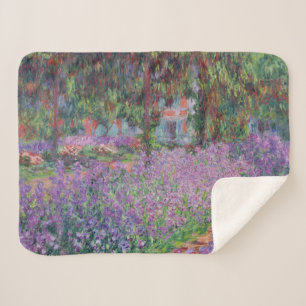 Couverture Sherpa Claude Monet Le jardin de l'artiste à Giverny