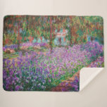 Couverture Sherpa Claude Monet - Le jardin de l'artiste à Giverny<br><div class="desc">Jardin de l'artiste à Giverny / Le Jardin de l'artiste a Giverny - Claude Monet,  1900</div>