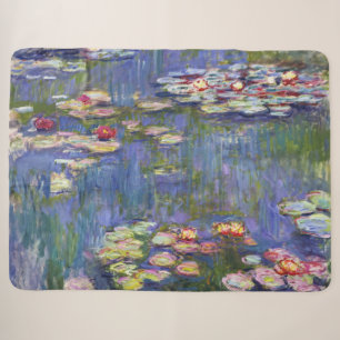 Couverture Sherpa Claude Monet - Nymphéas / Nénuphars