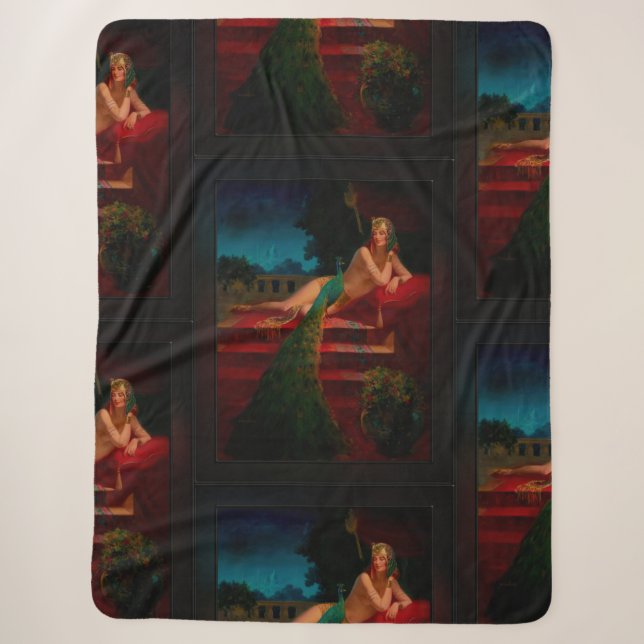 Couverture Sherpa Cléopâtre par Edward Mason Eggleston (Devant)
