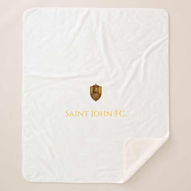 Couverture Sherpa Cobertor Saint John FC. (Devant)