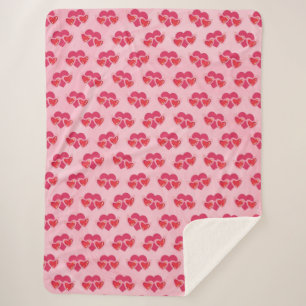 Couverture Sherpa Cœur