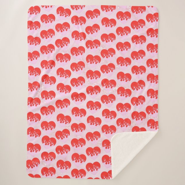 Couverture Sherpa Cœur de feu (Devant)