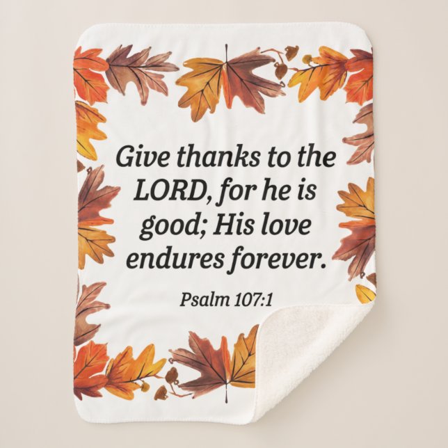 Couverture Sherpa Coeur reconnaissant (Devant)