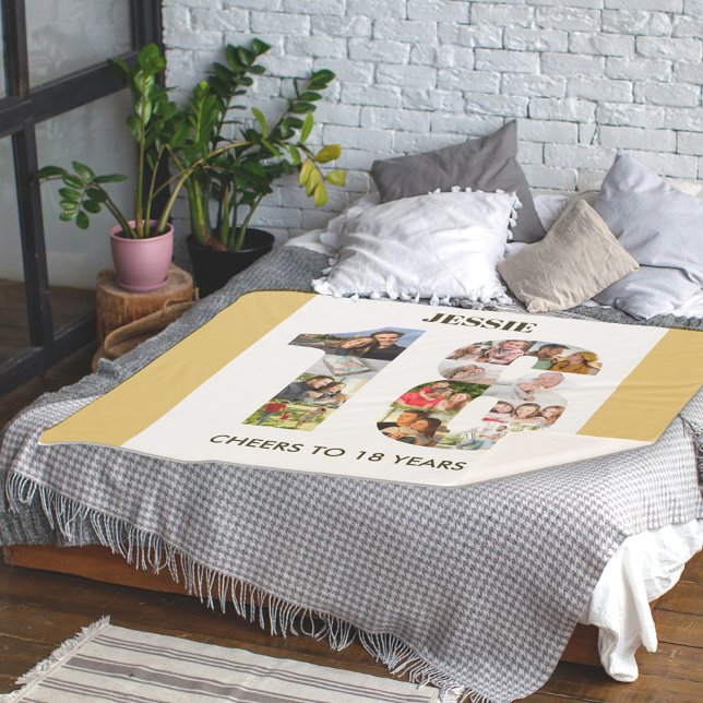 Couverture Sherpa Collage photo dans le numéro 18 Neutre 18e anniver (Créateur téléchargé)