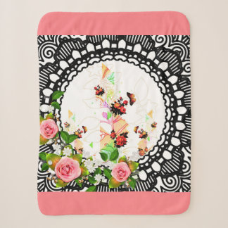 Couverture Sherpa Collage vintage