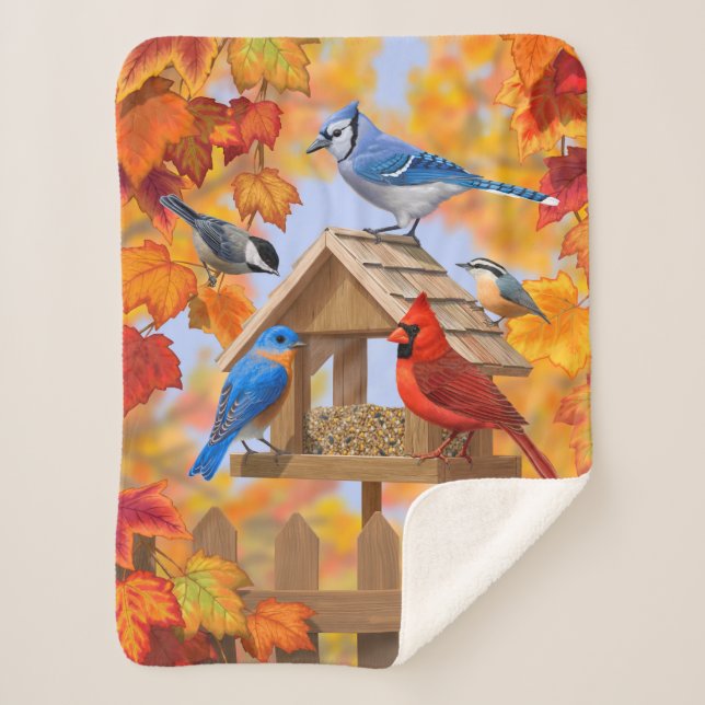 Couverture Sherpa Collecte d'oiseaux d'automne (Devant)