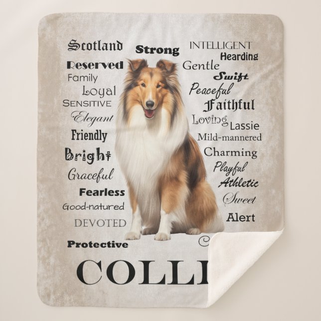 Couverture Sherpa Collie Traits (Devant)