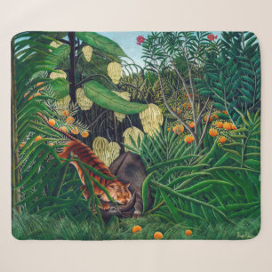 Couverture Sherpa Combat entre un Tigre et un Buffle H Rousseau