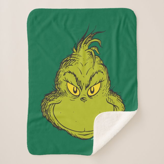 Couverture Sherpa Comment Grinch Stole Christmas Classic The Grinch (Devant)