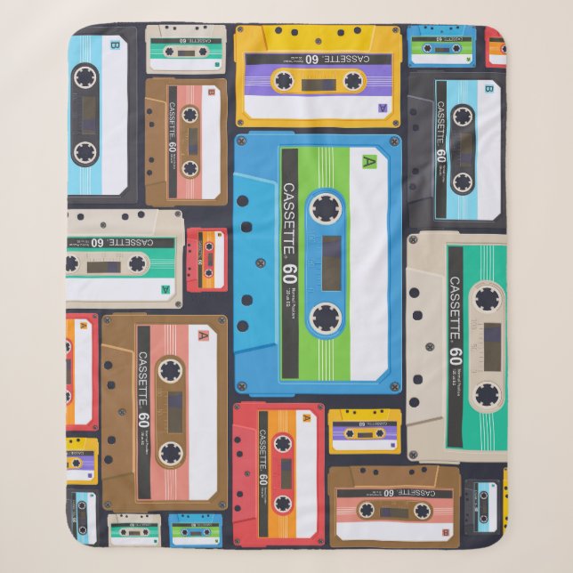 Couverture Sherpa Composition Abstraite des cassettes compactes (Devant)