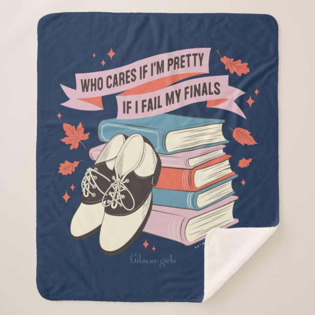Couverture Sherpa Conception de citation de finales de Gilmore Girls (Devant)
