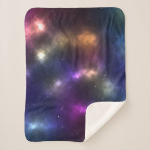 Couverture Sherpa Conception de constellations de l'espace cosmique