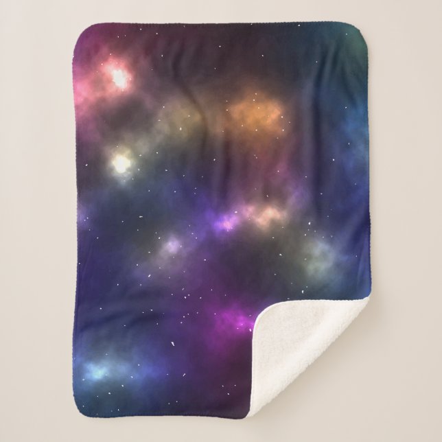 Couverture Sherpa Conception de constellations de l'espace cosmique  (Devant)
