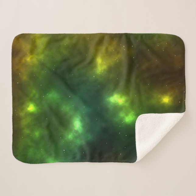 Couverture Sherpa Conception de constellations de l'espace cosmique  (Devant (Horizontal))