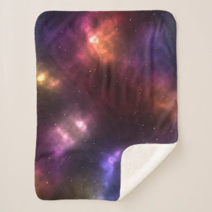 Couverture Sherpa Conception de constellations de l'espace cosmique