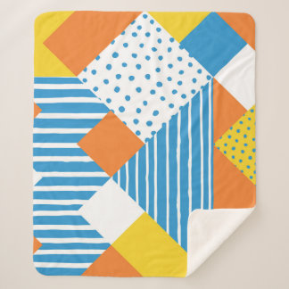 Couverture Sherpa Conception de l'Arrière - plan Abstrait géométriqu