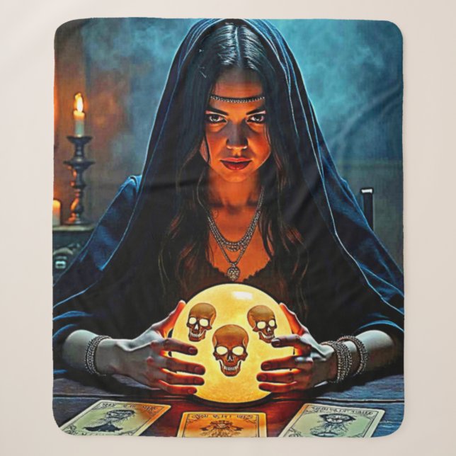 Couverture Sherpa Conception d'un voyant Mystic Psychic Fortune (Devant)
