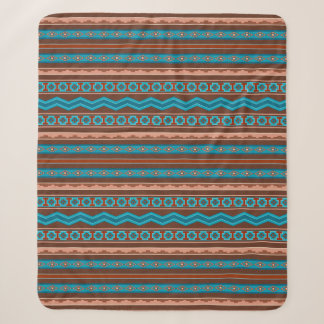 Couverture Sherpa Conception géométrique de style sud-ouest Cameron