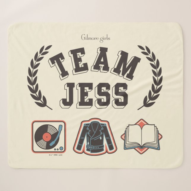 Couverture Sherpa Conception Team Jess Gilmore Girls (Devant (Horizontal))