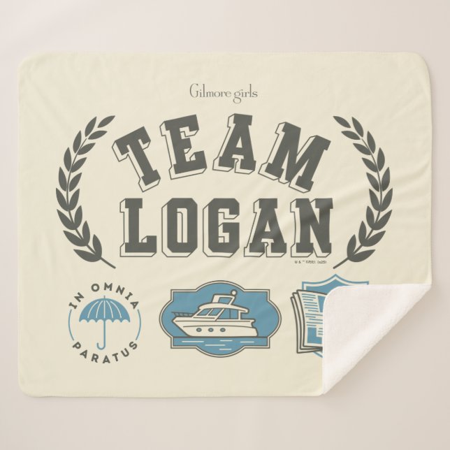 Couverture Sherpa Conception Team Logan Gilmore Girls (Devant (Horizontal))