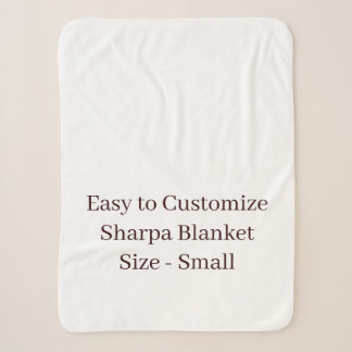Couverture Sherpa Concevez Votre Propre Petit Sharpa