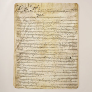 Couverture Sherpa Constitution d'Etats-Unis vintage