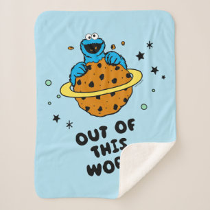 Couverture Sherpa Cookie Monster Hors de ce monde