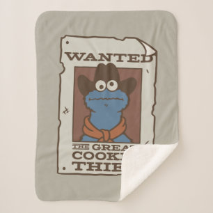 Couverture Sherpa Cookie Monster Poster Recherché