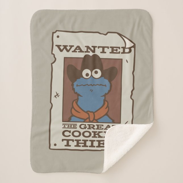 Couverture Sherpa Cookie Monster | Poster Recherché (Devant)