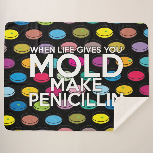 Couverture Sherpa Cool Science Modern Funny Citation (Devant (Horizontal))