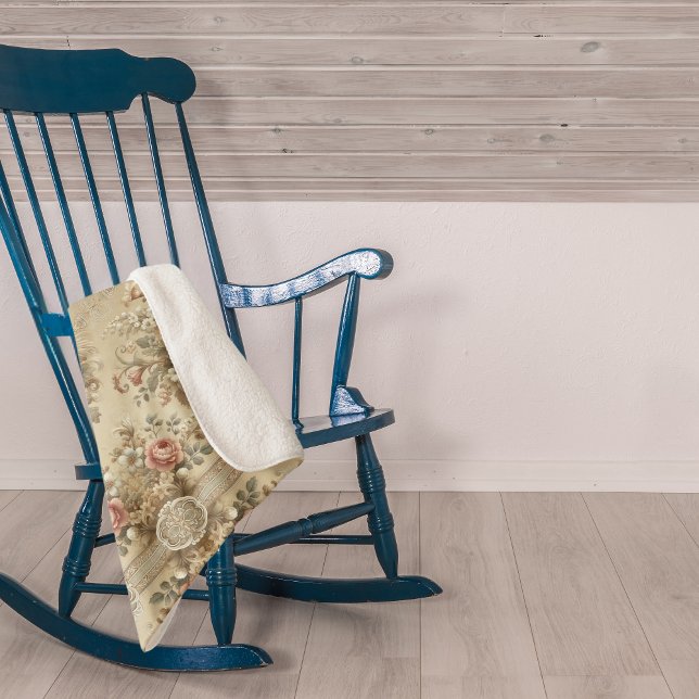 Couverture Sherpa Cottage Traditions florales Sherpa Blanket (Créateur téléchargé)