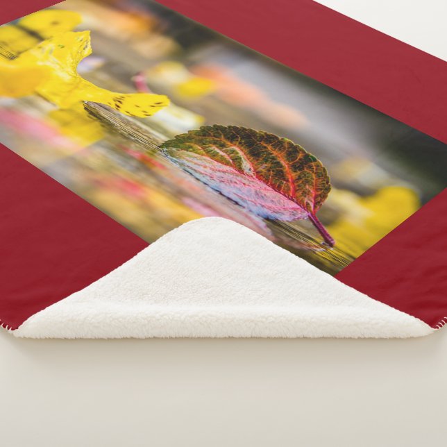 Couverture Sherpa Couleurs d'automne (3/4)