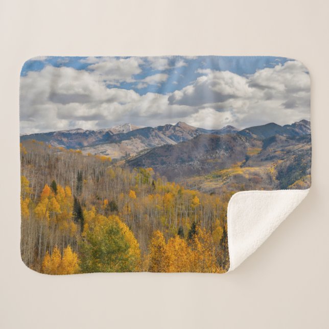 Couverture Sherpa Couleurs d'automne du col Keebler d'Aspens et de C (Devant (Horizontal))