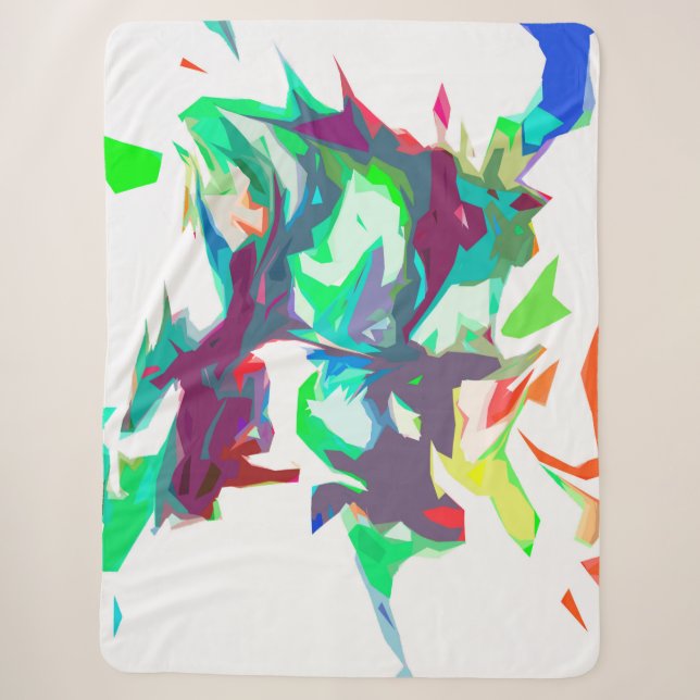 Couverture Sherpa Couleurs mixtes (Devant)